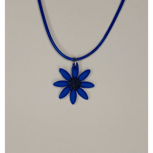 Kék virág nyaklánc